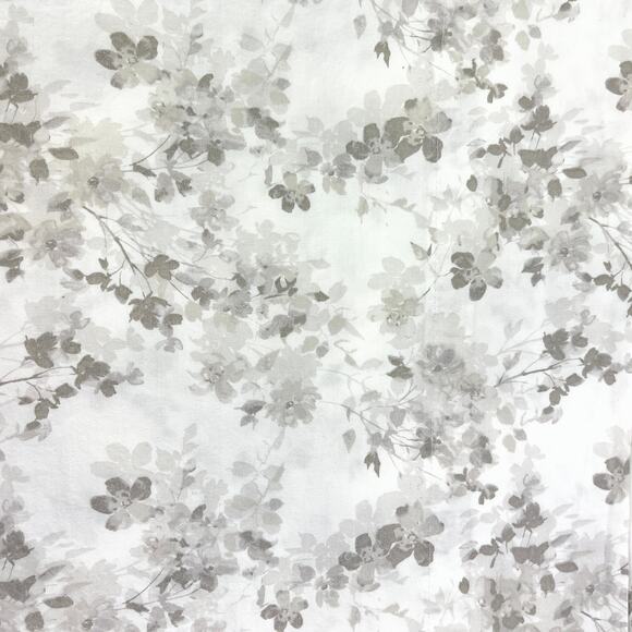 Lauren Ralph Lauren White & Grey Floral Twin Sheet Set - Picture 3 of 3